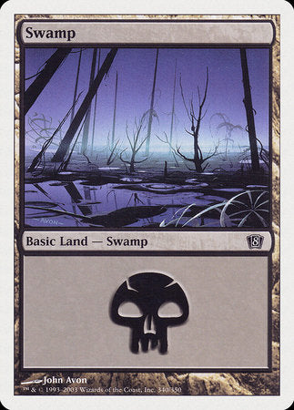 Swamp (340) [Eighth Edition] | Good Games Cannington