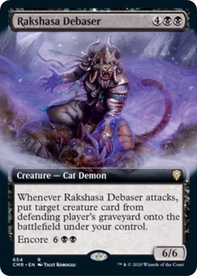 Rakshasa Debaser (Extended Art) [Commander Legends] | Good Games Cannington