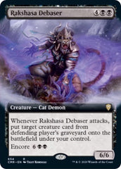 Rakshasa Debaser (Extended Art) [Commander Legends] | Good Games Cannington