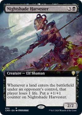 Nightshade Harvester (Extended Art) [Commander Legends] | Good Games Cannington