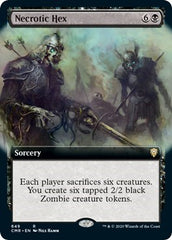 Necrotic Hex (Extended Art) [Commander Legends] | Good Games Cannington