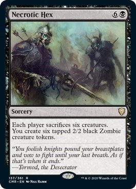 Necrotic Hex [Commander Legends] | Good Games Cannington