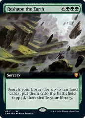 Reshape the Earth (Extended Art) [Commander Legends] | Good Games Cannington