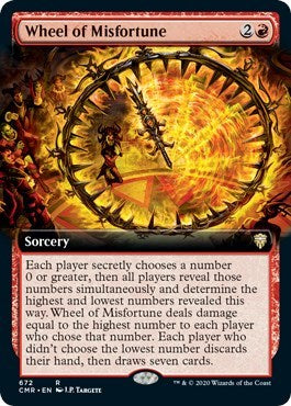 Wheel of Misfortune (Extended Art) [Commander Legends] | Good Games Cannington