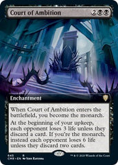 Court of Ambition (Extended Art) [Commander Legends] | Good Games Cannington