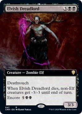Elvish Dreadlord (Extended Art) [Commander Legends] | Good Games Cannington