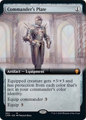 Commander's Plate (Extended Art) [Commander Legends] | Good Games Cannington
