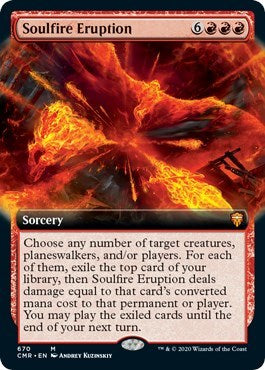 Soulfire Eruption (Extended Art) [Commander Legends] | Good Games Cannington