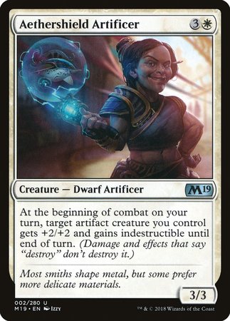 Aethershield Artificer [Core Set 2019] | Good Games Cannington