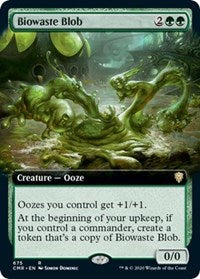 Biowaste Blob (Extended Art) [Commander Legends] | Good Games Cannington