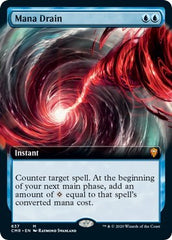 Mana Drain (Extended Art) [Commander Legends] | Good Games Cannington
