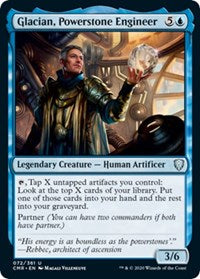 Glacian, Powerstone Engineer [Commander Legends] | Good Games Cannington