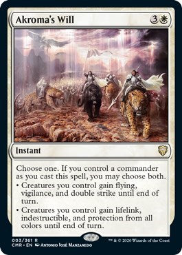 Akroma's Will [Commander Legends] | Good Games Cannington
