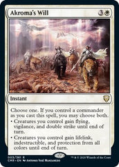 Akroma's Will [Commander Legends] | Good Games Cannington