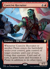 Coercive Recruiter (Extended Art) [Commander Legends] | Good Games Cannington