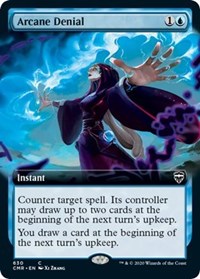Arcane Denial (Extended Art) [Commander Legends] | Good Games Cannington
