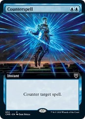 Counterspell (Extended Art) [Commander Legends] | Good Games Cannington