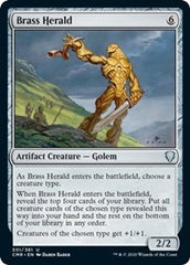 Brass Herald [Commander Legends] | Good Games Cannington