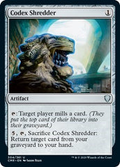 Codex Shredder [Commander Legends] | Good Games Cannington