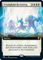 Triumphant Reckoning (Extended Art) [Commander Legends] | Good Games Cannington