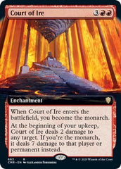 Court of Ire (Extended Art) [Commander Legends] | Good Games Cannington