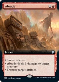 Abrade (Extended Art) [Commander Legends] | Good Games Cannington