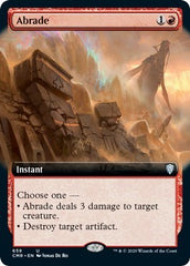 Abrade (Extended Art) [Commander Legends] | Good Games Cannington