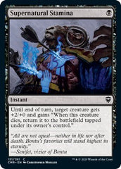 Supernatural Stamina [Commander Legends] | Good Games Cannington