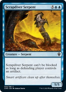 Scrapdiver Serpent [Commander Legends] | Good Games Cannington