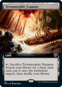 Terramorphic Expanse (Extended Art) [Commander Legends] | Good Games Cannington