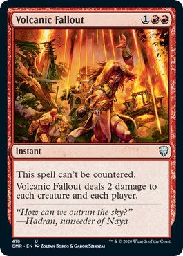 Volcanic Fallout [Commander Legends] | Good Games Cannington