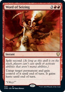 Word of Seizing [Commander Legends] | Good Games Cannington