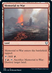 Memorial to War [Commander Legends] | Good Games Cannington