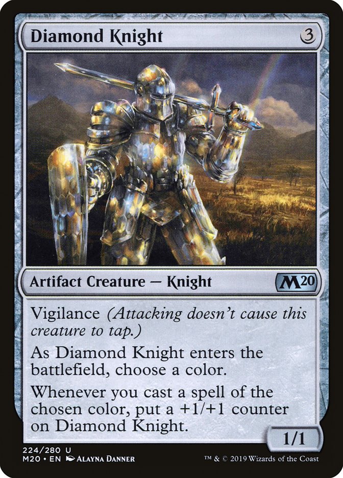 Diamond Knight [Core Set 2020] | Good Games Cannington