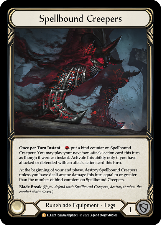 Spellbound Creepers [ELE224] (Tales of Aria)  1st Edition Cold Foil | Good Games Cannington