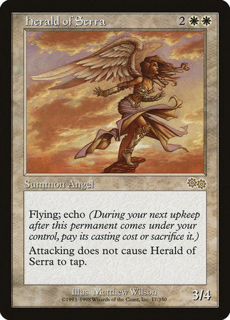 Herald of Serra [Urza's Saga] | Good Games Cannington