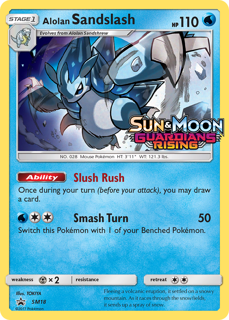 Alolan Sandslash (SM18) (Prerelease Promo) [Sun & Moon: Black Star Promos] | Good Games Cannington