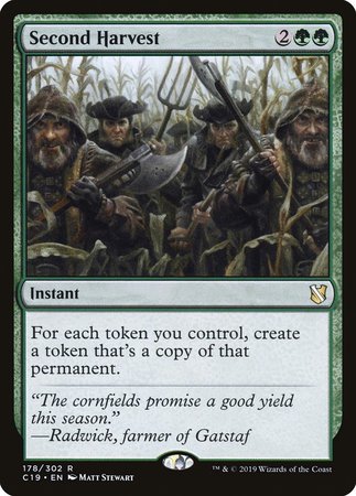 Second Harvest [Commander 2019] | Good Games Cannington