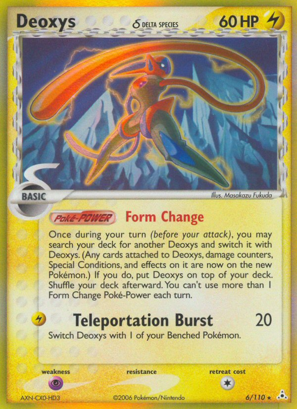 Deoxys (6/110) (Delta Species) [EX: Holon Phantoms] | Good Games Cannington