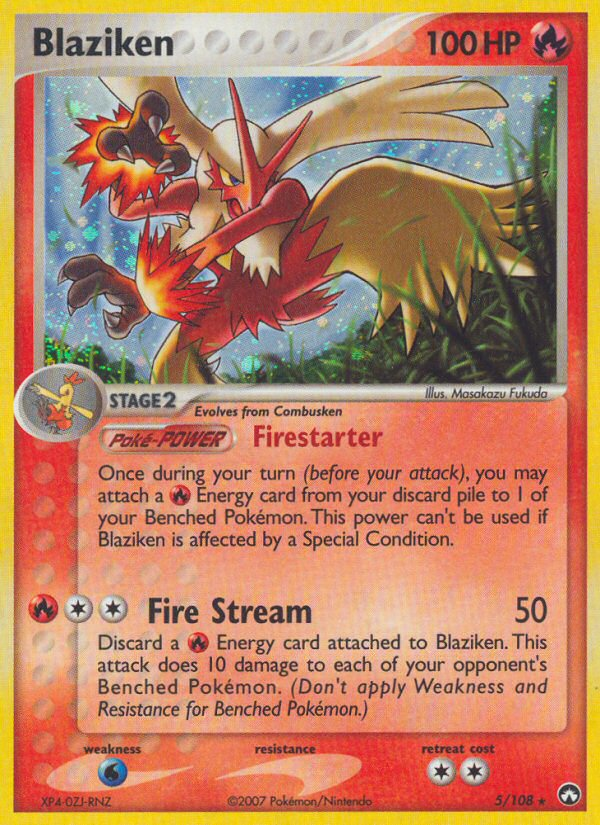 Blaziken (5/108) [EX: Power Keepers] | Good Games Cannington