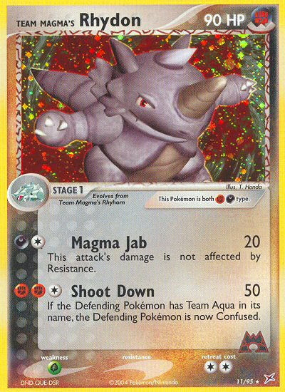 Team Magma's Rhydon (11/95) [EX: Team Magma vs Team Aqua] | Good Games Cannington