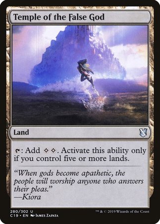 Temple of the False God [Commander 2019] | Good Games Cannington