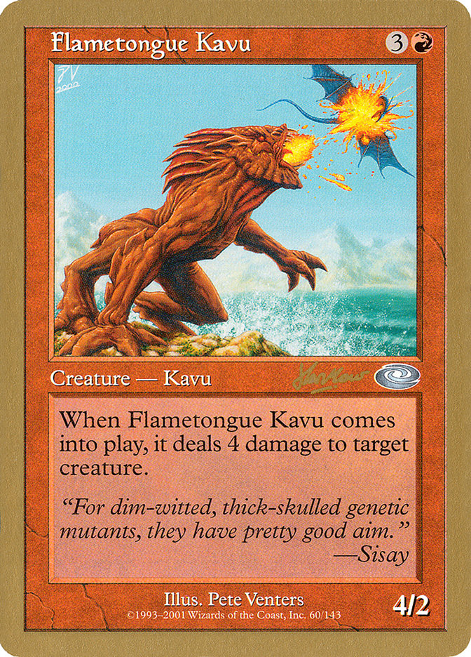 Flametongue Kavu (Sim Han How) [World Championship Decks 2002] | Good Games Cannington