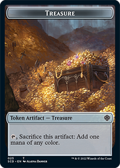 Treasure // Treasure Double-Sided Token [Starter Commander Decks] | Good Games Cannington
