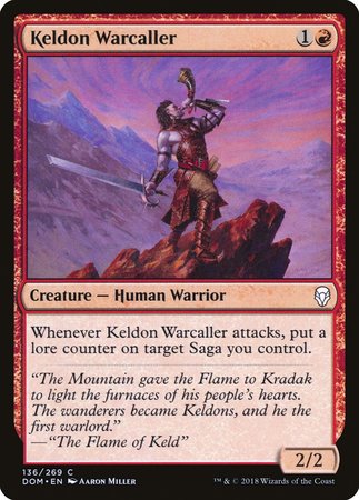 Keldon Warcaller [Dominaria] | Good Games Cannington