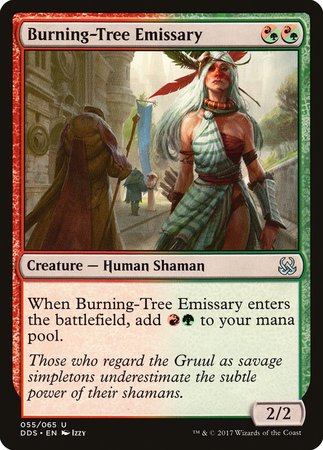Burning-Tree Emissary [Duel Decks: Mind vs. Might] | Good Games Cannington