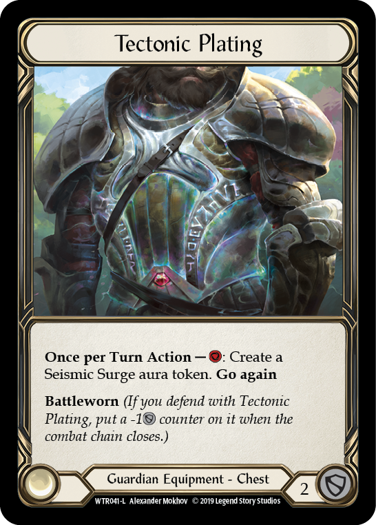 Tectonic Plating [WTR041-L] Alpha Print Cold Foil | Good Games Cannington