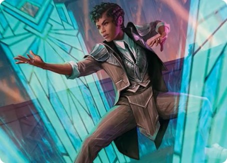 Dapper Shieldmate Art Card [Streets of New Capenna Art Series] | Good Games Cannington