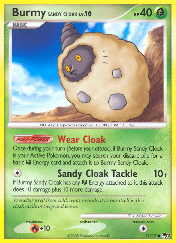 Burmy Sandy Cloak (12/17) [POP Series 7] | Good Games Cannington