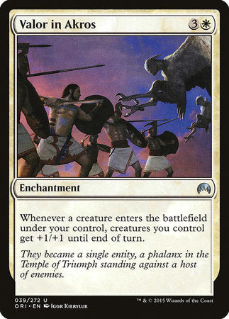 Valor in Akros [Magic Origins] | Good Games Cannington